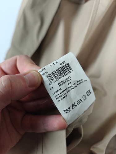 Allegri Damen Jacket Beige Zip/Button Transform size 42 - Picture 13 of 14