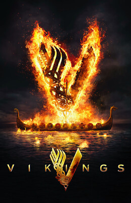 AA5834 Vikings Show By Michael Hirst 2013 Ship Movie Poster 11x17