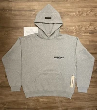 NEW Fear of God Essentials Hoodie Dark Oatmeal Size XXS-XL FREE SHIPPING