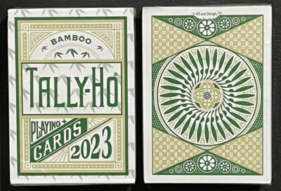 Tally Ho Bamboo Circle Back playing cards | eBay