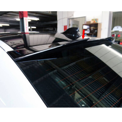 Black FIT FOR BMW F10 5 SERIES 4DR Sedan HIGH KICKS V Type Roof Spoiler Wing