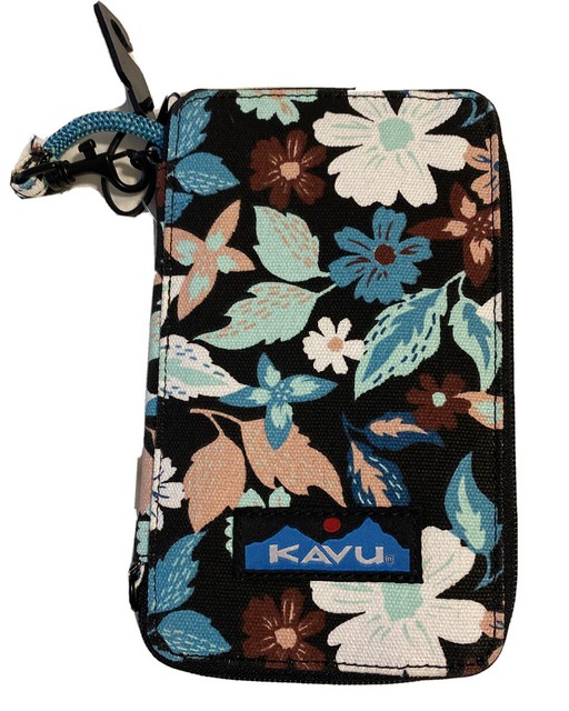 KAVU Go Time Blossom Crossbody Wallet Phone Case Flowers Ship for sale