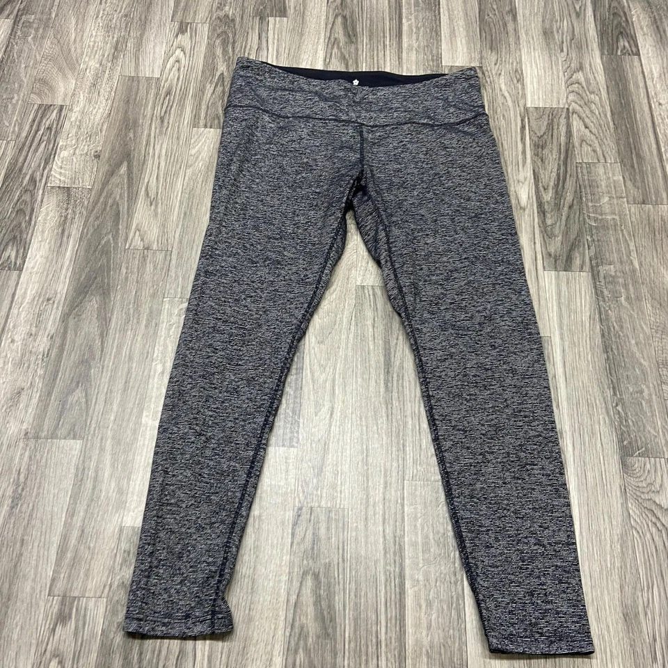 TUFF ATHLETICS Cintura Elástica Gris Jaspeado Pull On Leggings Para Mujer Talla Grande Foto 4 de 4