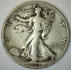 1933 S Walking Liberty Silver Half Dollar VF 50c Type Coin Very Fine Circulated