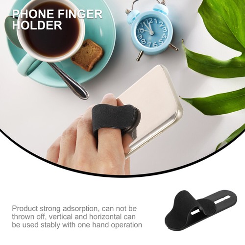Mobile Phone Ring Holder Rotation Grip Self Adhesive Cell Finger - Photo 10 sur 12