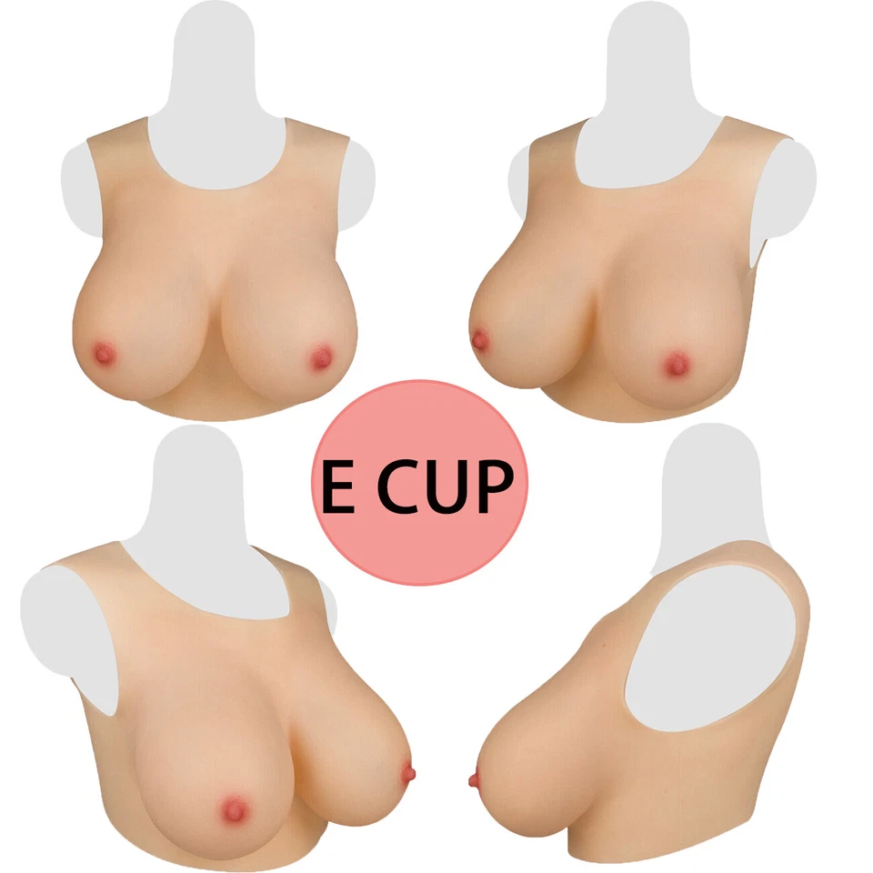 Formas de pecho de silicona placas de pecho copa C-H tetas falsas travesti drag queen Foto 4 de 4