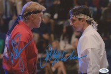 William Zabka & Ralph Macchio "Cobra Kai" AUTOGRAPHS Signed 8x12 Photo ACOA