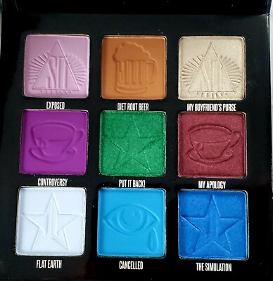 Jeffree Star X Shane Dawson Mini Controversy Eye Shadow Palette New In Box