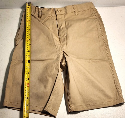 French Toast Youth Boy's 1-Pack B Adaptive Pull-On Chino Shorts, Khaki, Sz-14 - Picture 8 of 9