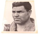Jack Dempsey Original Autographed Boxing Items