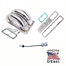 Doctor Diesel USA 3.5" Intake Manifold Elbow & Grid Heater For 2007-2018 Dodge R