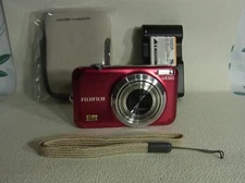 FUJIFILM FINEPIX JX280,RED,5x,2.7in,14MP Excellent from JAPAN FujiFilm USED