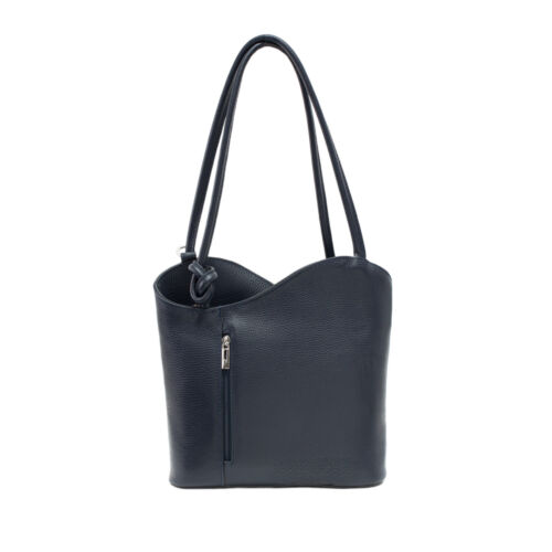 Mädchen Damen Cabrio Rucksack Damen Vera Pelle Leder Schultertasche VP024 - Bild 20 von 28