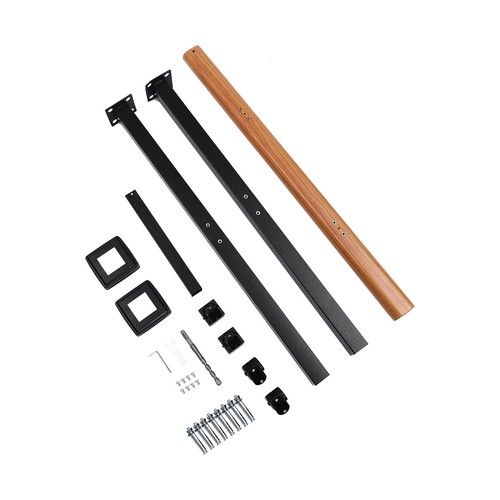Carbon Steel Handrail for Outdoor, 92*18*8cm, 2-Step Staircase Handrail - Picture 18 of 18