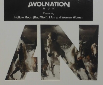 AWOLNATION RUN CD NEU FEAT HOLLOW MOON (BAD WOLF) I AM AND WOMAN WOMAN