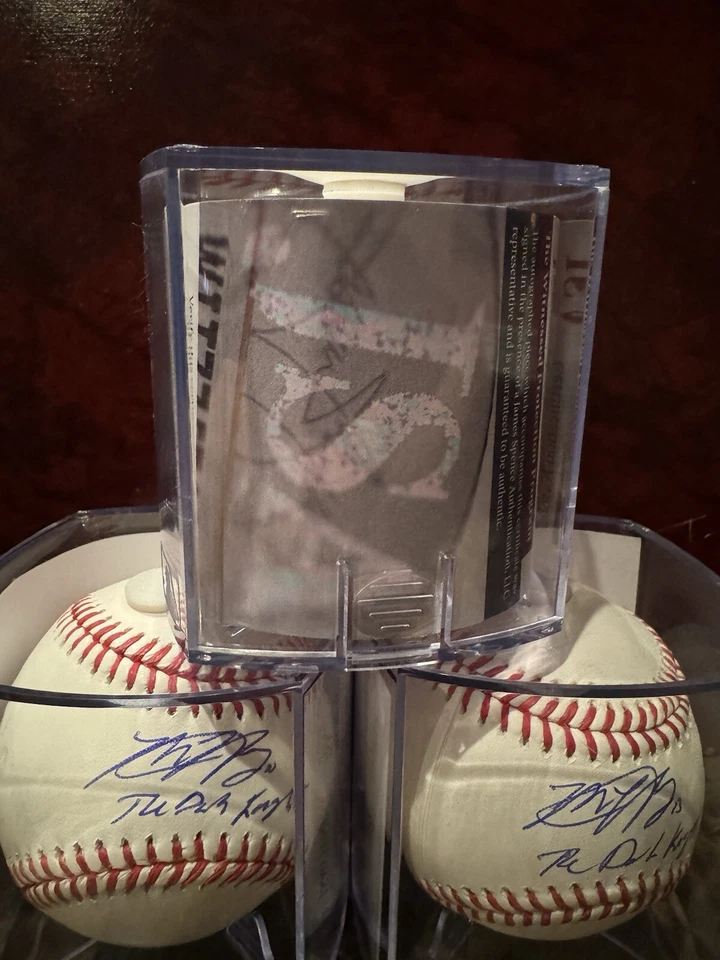 NY METS MATT HARVEY AKA THE DARK KNIGHT OFFICIAL MLB BALL SIGNED WITH JSA - Image 2 of 2