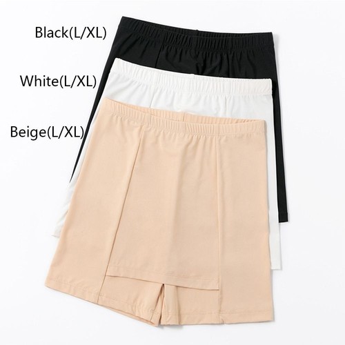 Hip Lift Skirt Seamless Pants Boxer Safety Pants Summer Shorts Double Layer - Picture 2 of 6