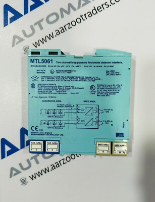 Used MTL5061 mtl 5061 fire/smoke FIRE/SMOKE DETECTOR INTERFACE | USED