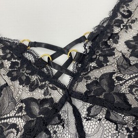 Agent Provocateur Essie Black Bodysuit AP3 Medium NWT