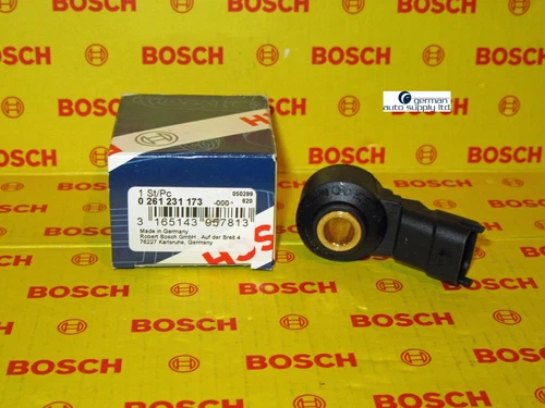 Porsche, Saab Knock, Detonation Sensor - BOSCH - 0261231173 - NEW OEM