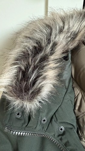 Mens Michael Kors Green Jacket Hooded Snorkel Jacket, Winter Parka Size M - Picture 3 of 7