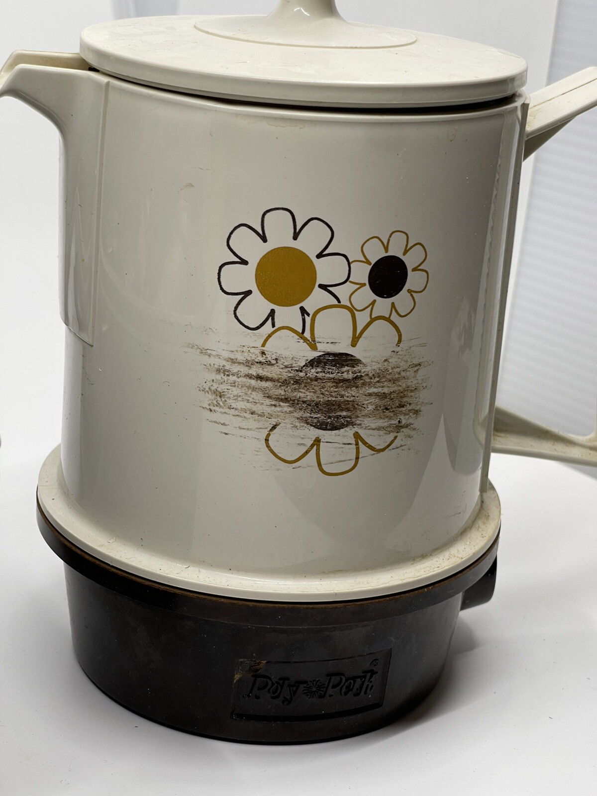 Vintage PLATT Travel Coffee Pot Case 4 Cup Electric Percolator w/ most