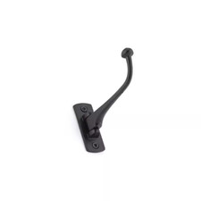 2-3/8 In. 60 Mm Matte Black Utility Wall Mount Swivel Hook
