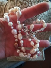 Collana PERLE VERE NATURALI BAROCCHE décolleté 53 cm