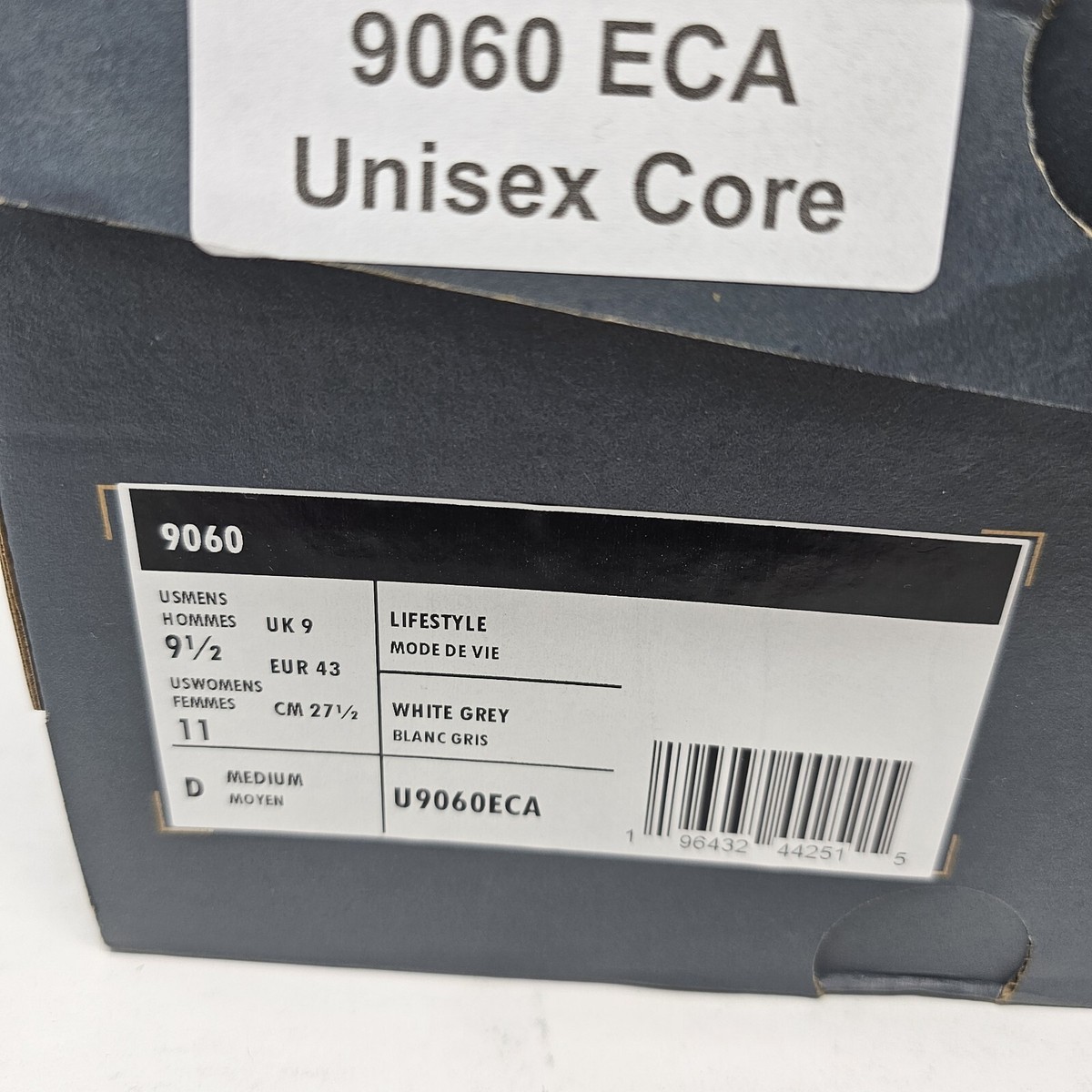 NEW BALANCE 9060 SEA SALT U9060ECA Men's 9.5 Woman's 11 NEW BALANCE 9060 SEA SALT U9060ECA Men's 9.5 Woman's 11