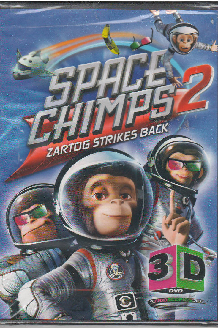 SPACE CHIMPS 2 ZARTOG STRIKES BACK (DVD, 2010, 3D) NEW 24543656227