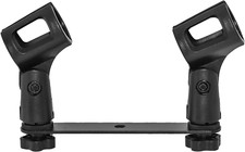 Microphone Holder 1-To-2 Mic Mount Bar with Standard Suitable Compatible with Mo