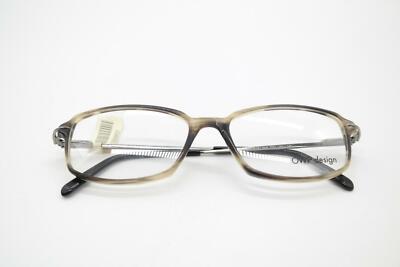 Lunettes Vintage OWP Design 7571 - Monture Carrée Brun Argenté - Neuf Sans étiquettes