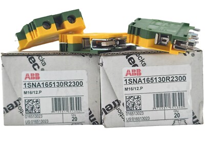 *Box of 20* ABB Protective Conductor Terminal M16/12.P Terminal Blocks