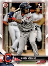 2018 Bowman Draft #BD-89 Korey Holland