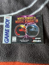 mortal kombat 1 and 2 gameboy Manual Only