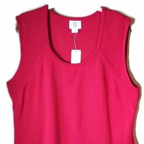 Apt. 9 Red Sleeveless Pullover Sweater Top Size XL NWT