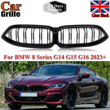 DOUBLE SLAT GLOSS BLACK KIDNEY GRILL FOR 2023+ FACELIFT BMW 8 SERIES G14 G15 G16