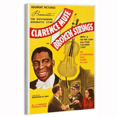 1940 Broken Strings Concert Poster or Canvas Home Decor Art Print