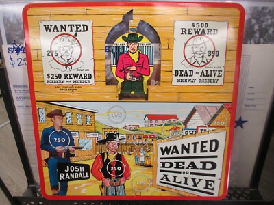 1959 Marx  Official Wanted Dead or Alive Mare's Laig Target Game w/Box &Toy Gun