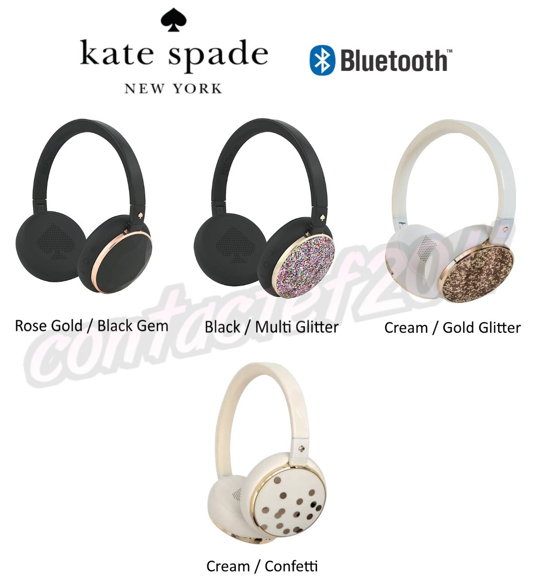 Kate Spade CHOICE OF Bluetooth Wireless Headphones SEALED