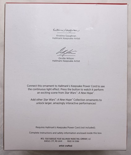 2021 Hallmark LUKE SKYWALKER Star Wars A New Hope Storytellers Keepsake Ornament - Bild 3 von 11