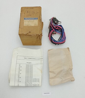 WESTINGHOUSE 2A-2B Hilfsschalter Für Leistungsschalter WESTINGHOUSE 2A-2B