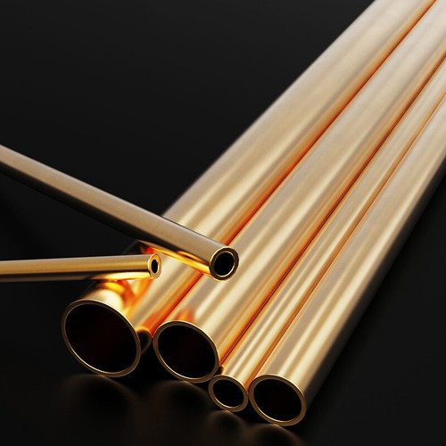 H62 Brass Round Tubes Pipes Metal Hollow O.D 2-100mm Wall 0.5-3mm Length 200mm - Picture 2 of 8