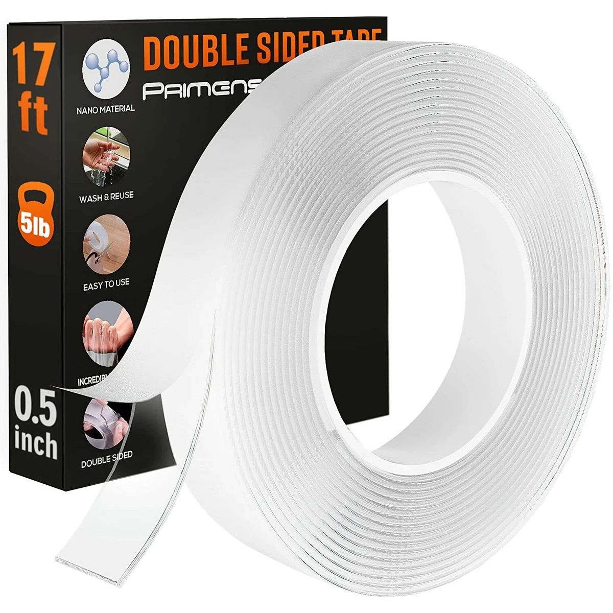 Primens Heavy Duty Double Sided Nano Tape - Removable & Washable