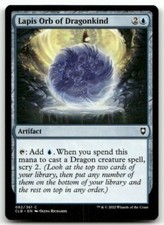 Lapis Orb of Dragonkind Baldur's Gate MTG NM
