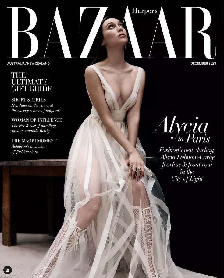 Harper s Bazaar Australia NZ Magazine December 2023 Alycia Debnam