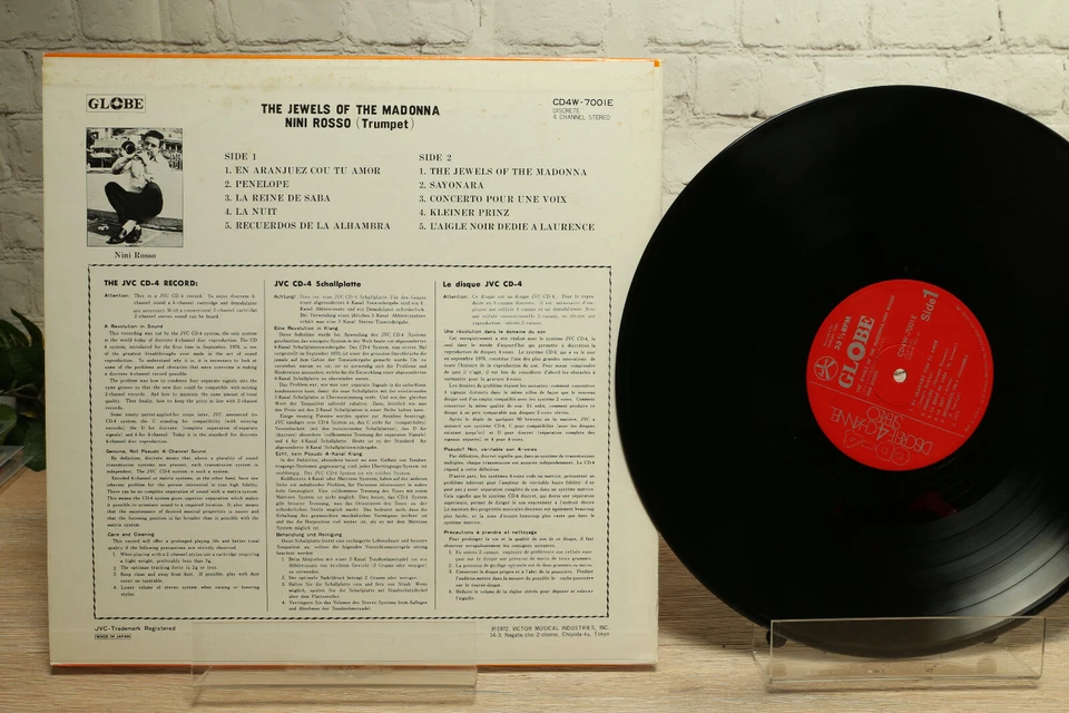 Nini Rosso, THE JEWELS OF MADONNA, LP, Vinyl, Jazz, Globe CD4W-7001E, Japan, VG - Bild 2 von 4