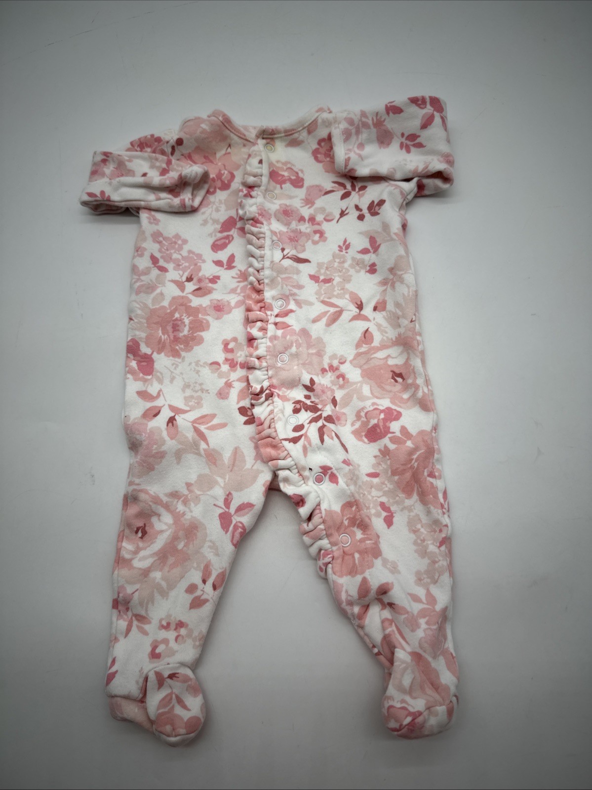 Bundles Baby Place One Piece Youth Girl 3M Snap Aop Floral..#34219
