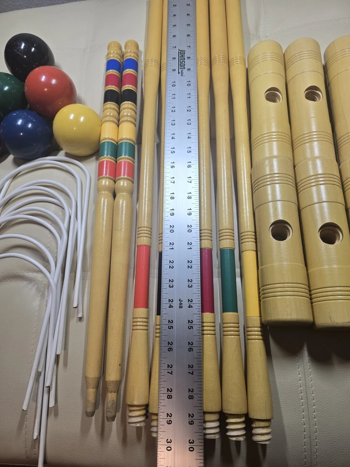 Juego de croquet de madera Forster vintage para 6 jugadores Foto 2 de 4