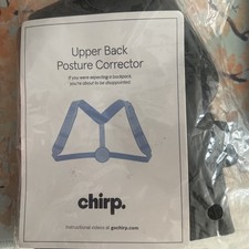 Chirp Upper Back Posture Corrector Unisex Adjustable for Men and Women